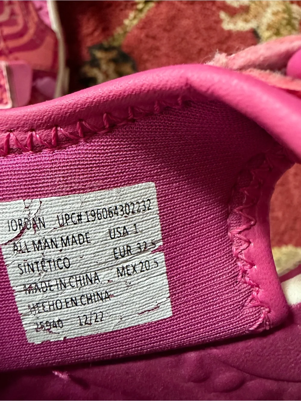 Eddie Bauer Pink Patterned Hook-and-Loop Kids Sandals